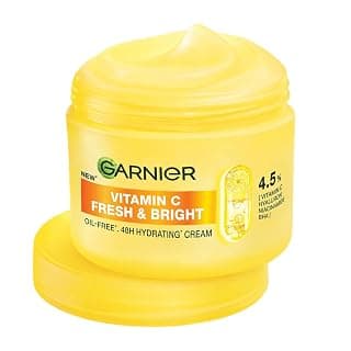Garnier Fresh & Bright Vitamin C Gel Face Moisturizer Cream, 90ml