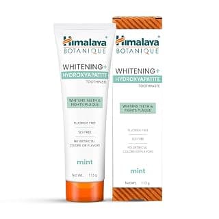 Himalaya Botanique Whitening Hydroxyapatite Toothpaste, nHap, Mint, 113g