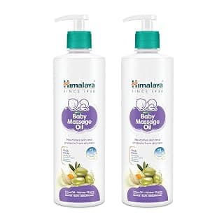 Himalaya Baby Massage Oil, 1L – 500ml x Pack of 2