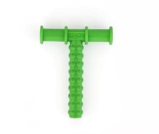 Chewy Tube (Green) for Oral Sensory Therapy | Non-Toxic Spiral Chewing Tube Teether for Children & Adults with Autism, ADHD