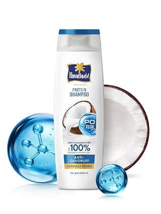 Parachute Advansed Anti-Dandruff Shampoo with Coconut Milk & PO Tech | Up to 100% Dandruff protection | for Strong Healthy Scalp | Paraben free | For Men & Women | 340ml